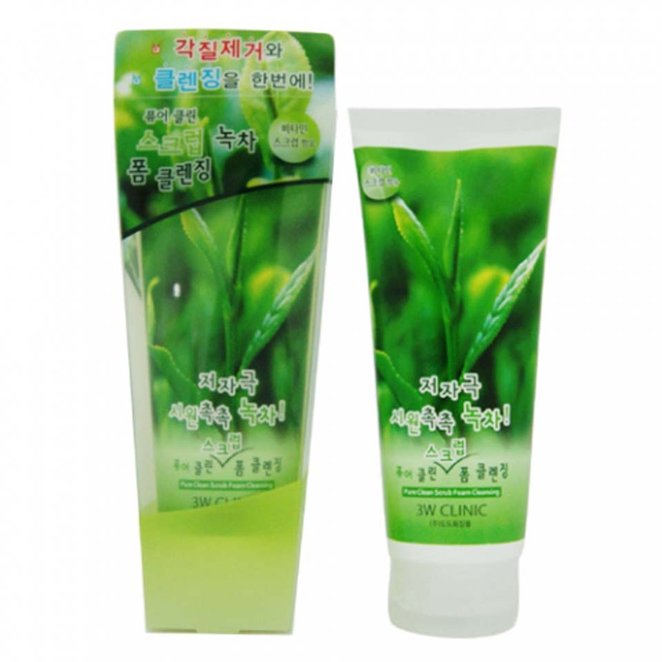  Пенка-скраб для лица ЗЕЛЕНЫЙ ЧАЙ